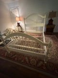 Ethan Allen Cream/Off White Double (Full) Size Bed, with Rails, Slats and Hardware