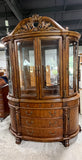 Foxcroft 2 Piece Lighted China Hutch, Cardboard Backing***HEAVY ITEM***READ DETAILS ON PICK UP POLICY***