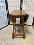 Petite Drop Leaf Side Table, Hitchcock Style