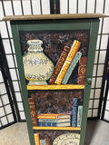 "Book" Painted Cupboard