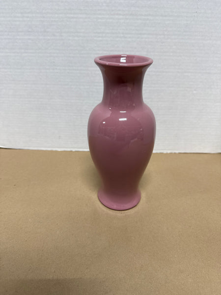 Mauve Pink Haeger Flower Vase