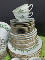 81-Piece Royal York Germany Orange Blossom China Set