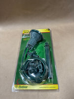Flood Light And Christmas Braided Cord