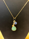 Gold Tone Necklace with Various Charms by Loft