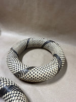Pair Of Woven Plant Pot/Vase Holders From Rwanda