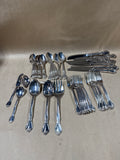 Silver Plate Flatware - 52 Pieces