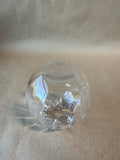 Small Glass Vase With Ruffle Rim