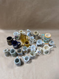 (A) 22 Piece Mini Stein Souvenir Glasses