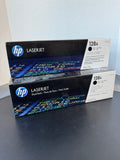 Sealed HP LaserJet 128A Black Ink Cartridge Tri-Pack