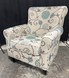 Noble House Home Furnishings Floral Upholstered Arm Chair
