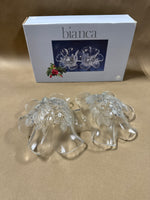 Bianca Walther Floral Glass Divided Relish Dish