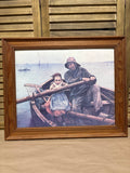 “A Helping Hand” Print by Emile Renouf; Signed