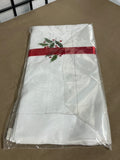Williams Sonoma Holly Botanical Towels, Set of 2, Tags Still On