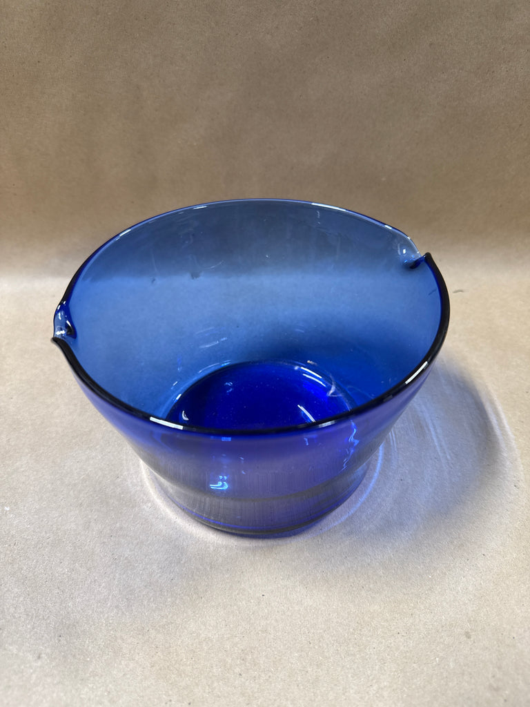 Cobalt Blue Glass Wine Rinser – Williamsburg Estate Services