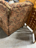Broyhill Brown Paisley Reclining Chair
