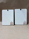 Pair Of 3D Chalkware Floral Wall Hangings