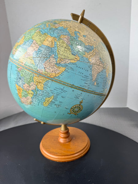 The World Book Vintage Globe by The George Cram Co.