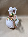 Floral Pig Pitcher