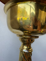 R. Ditmar Lightweight Brass Converted Oil Lamp (WORKS)