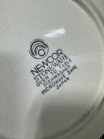 32-Piece Newcor Japan Satellite Navy Blue Stoneware China Set