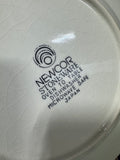 32-Piece Newcor Japan Satellite Navy Blue Stoneware China Set