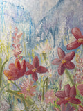 Mystical Flowers Painting by Local Artist, Ginger Olansen; Signed