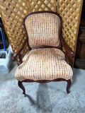 Boucle Style Fabric Arm Chair