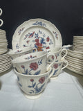 (A) 75-Piece Wedgwood Williamsburg Potpourri China Set