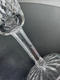 (J) Waterford Crystal Lismore Claret Wine Glasses (8 AVAILABLE—PRICED INDIVIDUALLY AT $20 EACH)