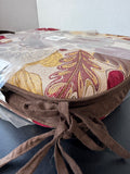 Sealed Pair of Brentwood Originals Autumn Leaves Chair Pads
