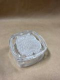 Cristal Embossed Owl Trinket Dish