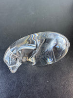 Dansk Lead Crystal Polar Bear Paperweight