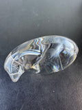 Dansk Lead Crystal Polar Bear Paperweight