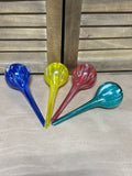 Blown Glass Watering Globes - TWO LOTS OF 4 AVAILABLE PRICED INDIVIDUALLY $15 EA