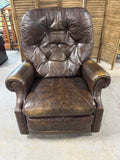 La-Z-Boy Leather Chair-Swivels/Rocks/Reclines