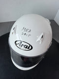 ARAI GP-5W White Closed Car Racing Helmet SIZE MEDIUM