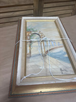 Pair of Original Watercolors by Gina; Signed