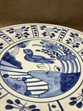 Large Blue And White Wall Plate - Made In Spain