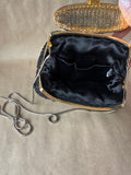 Small Black Beaded Clutch