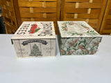 Decorative Holiday Gift Boxes, Set of 2 (C)