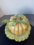 4-Piece Fitz and Floyd Pumpkin Soup Tureen Set