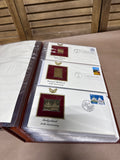 Golden Replicas Of United States Stamps Book (C)