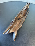 (B) Vintage Indonesian Hand Carved Wooden Buddha Totem Mask