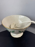 Lenox Holiday Punch Bowl with Ladle in Box