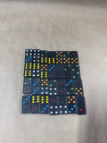 (A) Double Six Color-Dot Dominoes With Box — 28 Dominoes