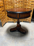 Bombay Round Accent Table with Sliding Doors