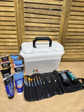 Plastic Art Bin With Supplies