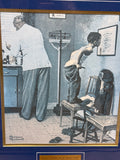 Norman Rockwell “At the Doctor’s Office” with Commemorative Stamps Honoring Physicians & Nurses