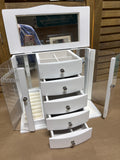 White Songmics Jewelry Box