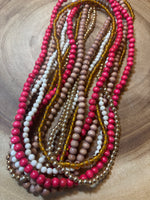 (B) Lot of Beaded Necklaces